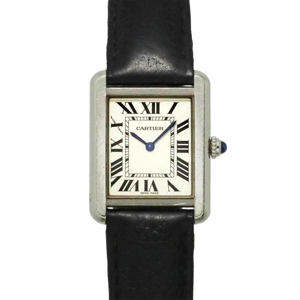Cartier Tank Solo SM WSTA0030 Women's Watch, Silver, Quartz Watch